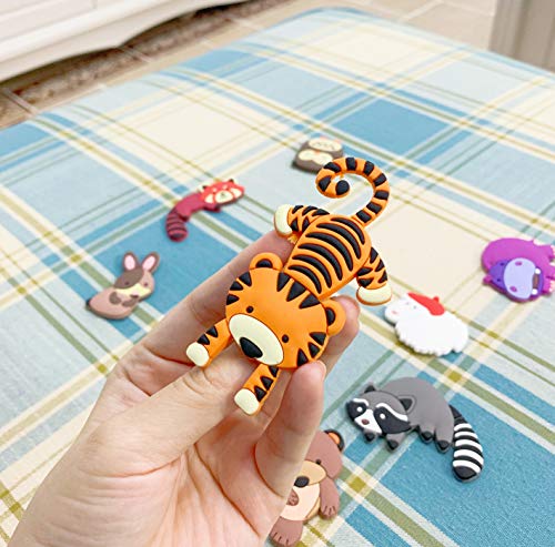 Vlook Fridge Magnets Kids Cartoon Zoo Animal Magnetic Toys Toddler Refrigerator Magnets For Whiteboard Baby Magnets #TOP6