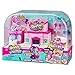 Shopkins Lil' Secrets Secret Small Mall Multi Level Playset with Grocery Store, Fashion Boutique & Ice Cream Truck