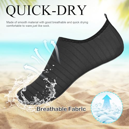 Barefoot Water Shoes for Women Men Non-Slip Yoga Socks House Travel Slippers for Indoor Outdoor Beach Swim Surf Sport Summer2