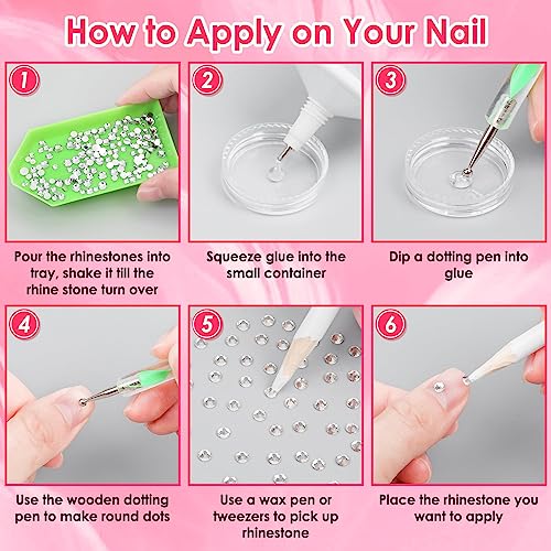 Image of 4Pcs 25mL B7000 Glue Clear with Precision Tip, Rhinestones, Bedazzling Tool | Strong Adhesive Jewelry Bead Gem Glue with Dotting Pen Tool for Jewelry Making Repair Fabric Clothes Shoes Crafts Nail Art