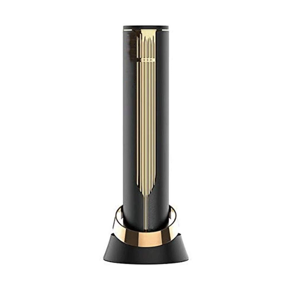 Abridor de vinos eléctricos, abrelatas automáticos del sacacorchos de la Botella de Vino eléctrico con Cortador de lámina, abridores de vinos Recargables USB (Negro)