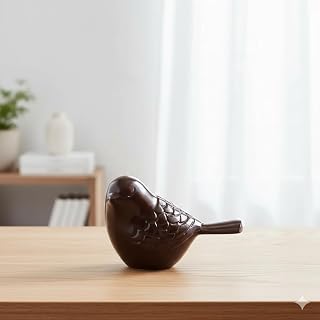 THE Homes Good Rustic Elegance Brown Song Bird Cremation Urn