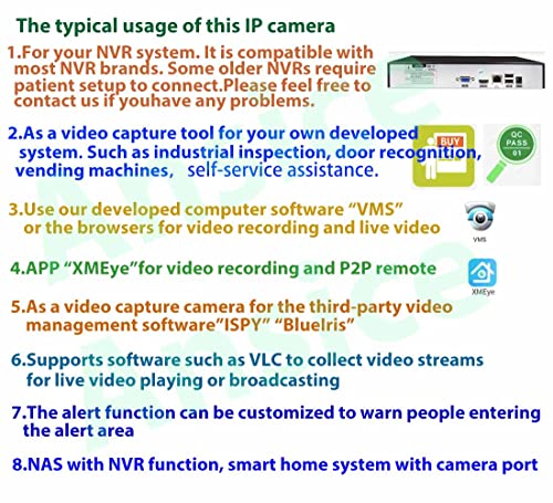 Ansice 4Mp Poe Ip Camera Ip Security Lens 3.6Mm Ir Infrared Waterproof 4.0Mp Network Ip Camera Infrared Night Vision #TOP6