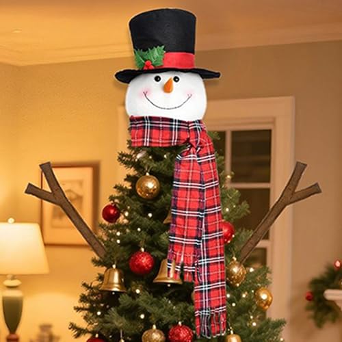 Punta de árbol de Navidad exclusiva con detalles selectos para decoración de interiores 3