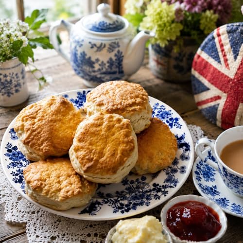 イギリス産 冷凍スコーン プレーン 6個 クロテッドクリーム・バターミルク使用