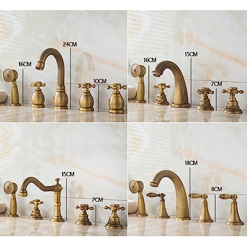 Robinet de douche fixé pour bain antique LWX contre fuites de plomberie - 4