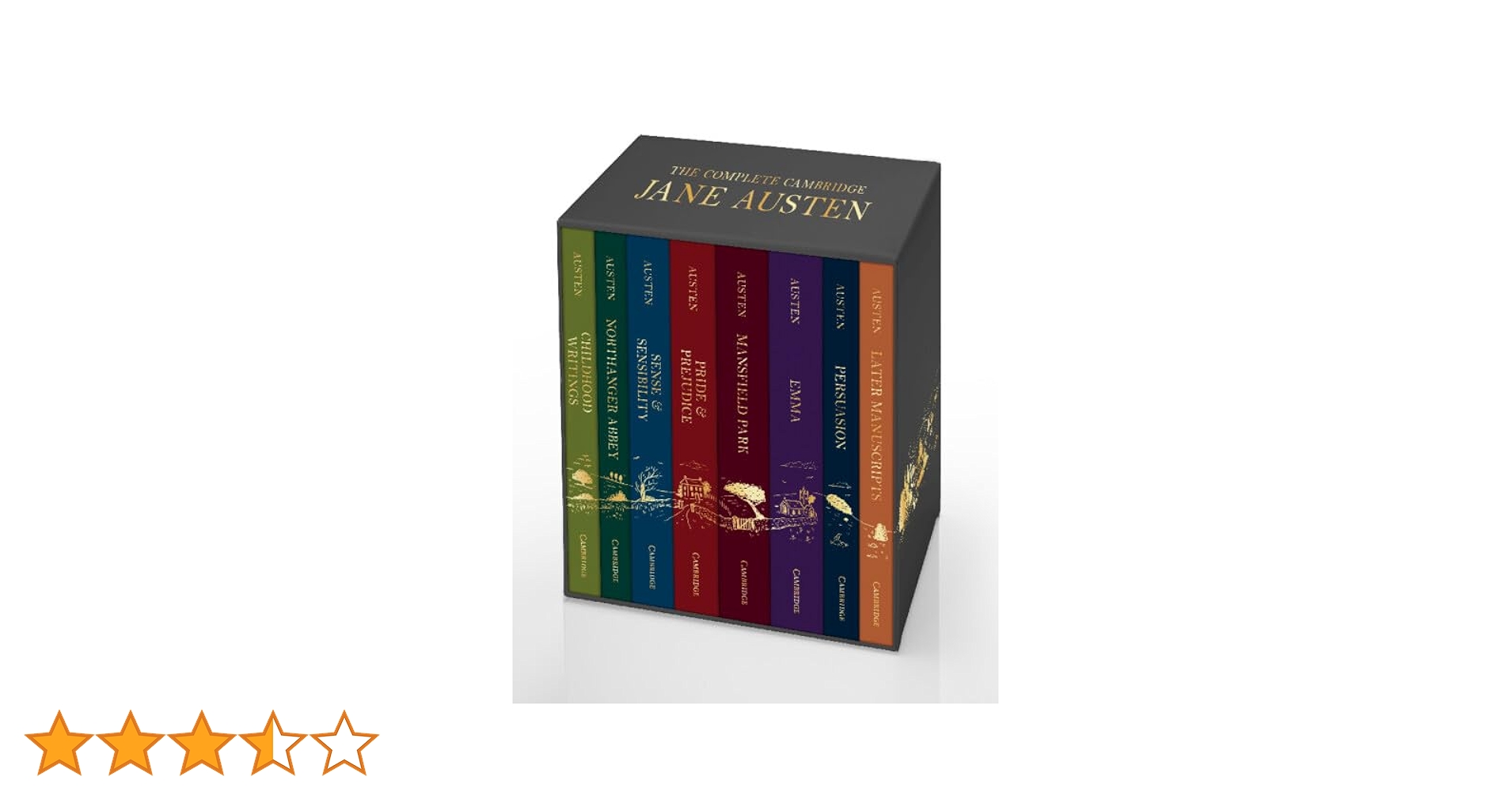 The Complete Cambridge Jane Austen 8 Volume Hardback Set: The