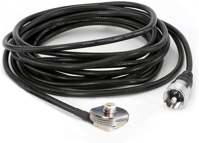 Rugged Radios Antena para radio bidireccional de banda de negocios UTV coche camión – Cuenta con soporte estándar NMO (cable coaxial, cable coaxial de 15 pies)