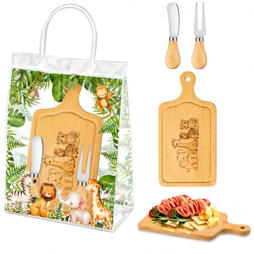 Nuenen 1 Set Safari Baby Shower Gifts, Animal Mini Charcuterie Board Set