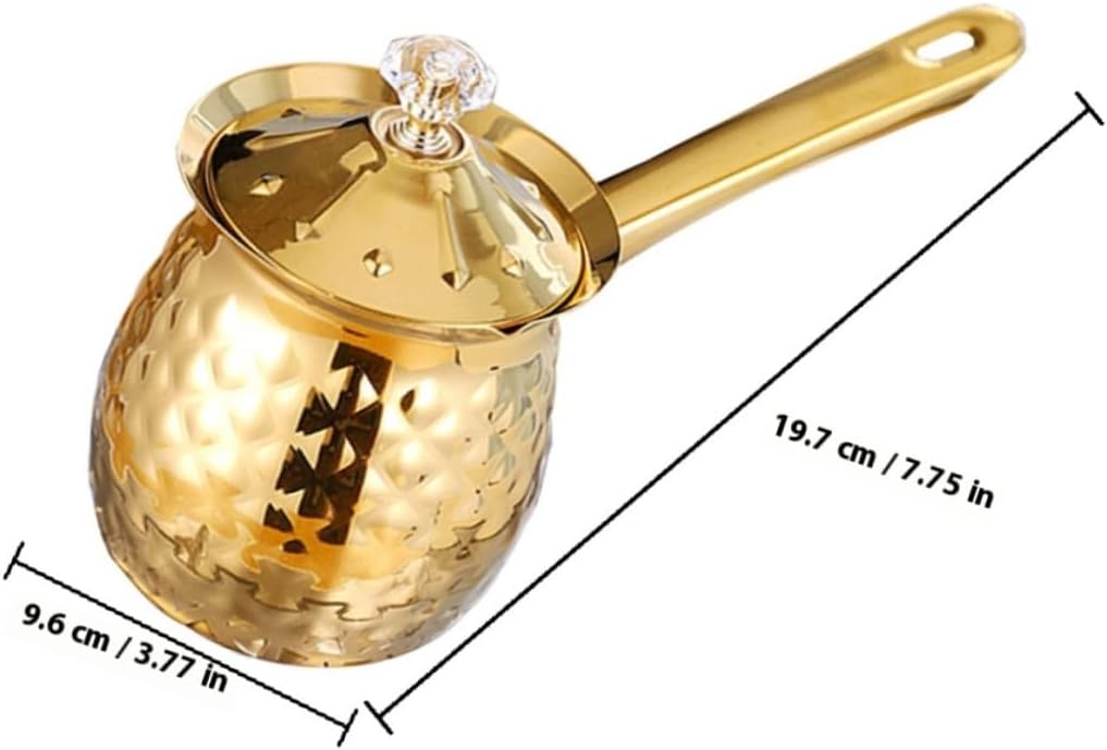 Stainless Steel Milk Frothing Pitcher Small Milk Pitcher with Ergonomic Handle Surface for Latte Art Cappuccino Espresso Home and Coffee Shop Use