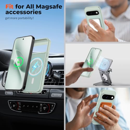 Image of SUPFINE Magnetic for Google Pixel 11 Pro Case - Light Green