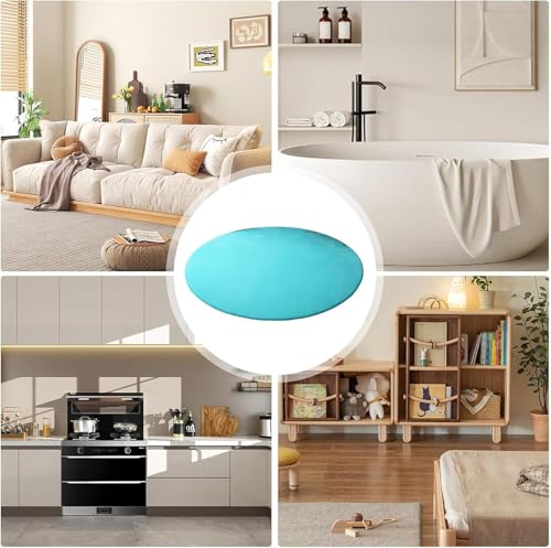 Tapis rond moderne lavable pour solutionner l'entretien du salon et de la chambre