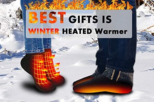 Miniatura 7 de Autocastle Calcetines calefactables con batería, kit de calcetines de calefacción eléctricos recargables para hombres y mujeres, medias térmicas de