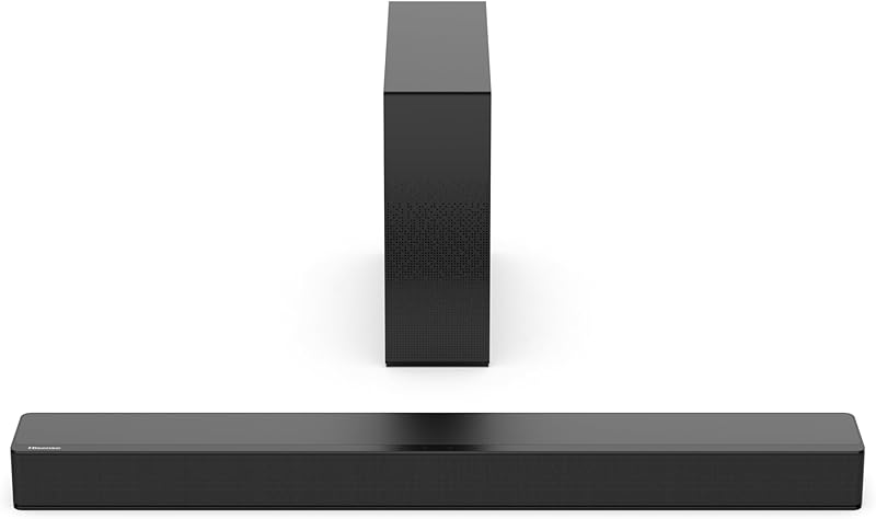 Hisense Barre de Son 2.1 CH 240W H210 - DTS Virtual X, Caisson de Basse sans Fil, HDMI Arc, Bluetoot