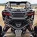 SAUTVS Rear Cargo Bed Extender Tailgate for Polaris RZR PRO R 2022-2025, Heavy Duty Steel Rear Bed Extender Cargo Tailgate Enclosure Rack for Polaris RZR Pro R 2022 2023 2024 2025 Accessories