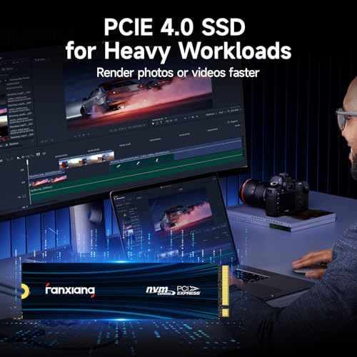 Image of fanxiang 2TB M.2 SSD NVMe SSD PCIe Gen 4 Gaming SSD M.2 2280, Up to 7100MB /s Compatible with PS5, Internal Solid State Drive for Gamers, Professionals, Creators S880E