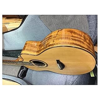 GaYouny Guitare LY-JC50A Toute Guitare Acoustique en Bois Massif avec Bois de Bois et Panneau latéral débutant Guitare… – Image 3