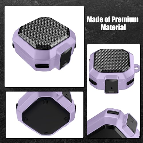 Image of Armor Secuer Lock Case Cover Compatible for Samsung Galaxy Buds Core (2025) -Purple