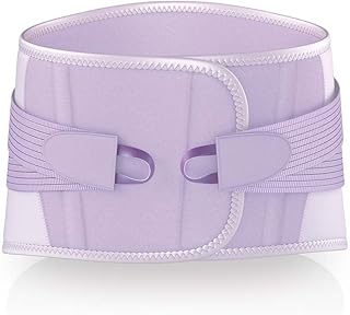 Actimove Professional Deluxe Lumbar Sacral Support Rigid Panel, For Women, Lavender, Small