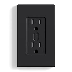 ELEGRP Smart Plug Smart in-Wall Outlet Compatible with Alexa and Google Assistant 2 4GHz Wi-Fi Smart Receptacle with