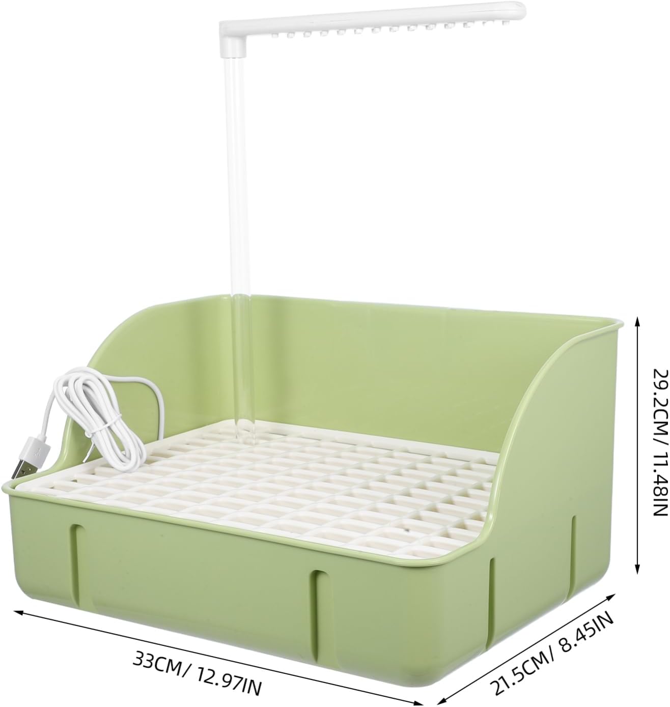 Automatic Circulating Water Bird Bath Tub for Parrots and Small Pets Compact Indoor Shower Bath with Calming Rainfall Effect Interactive Toy Easy Water Usage