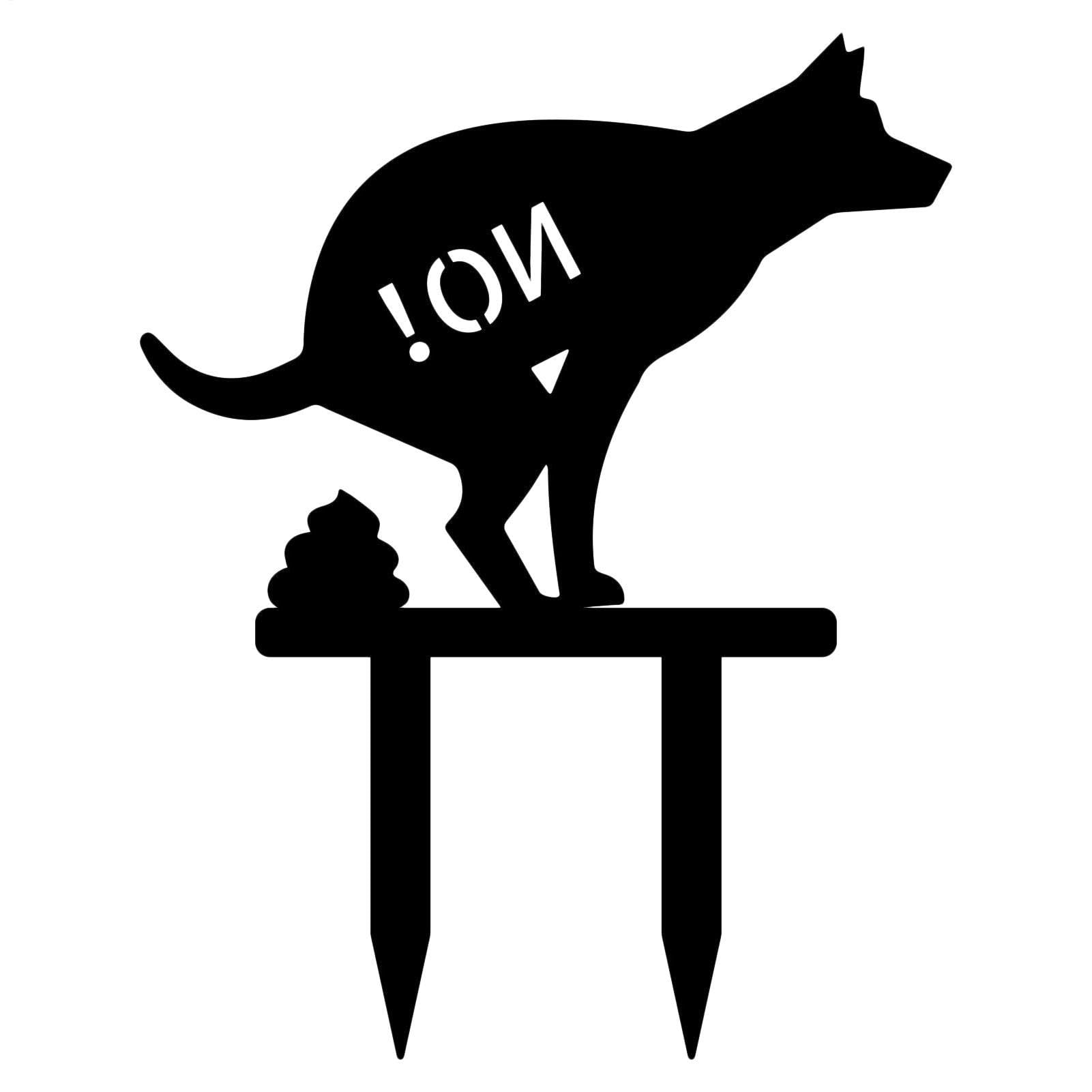 Panneau Chien Interdit rigolo pour protéger votre pelouse et terrasse