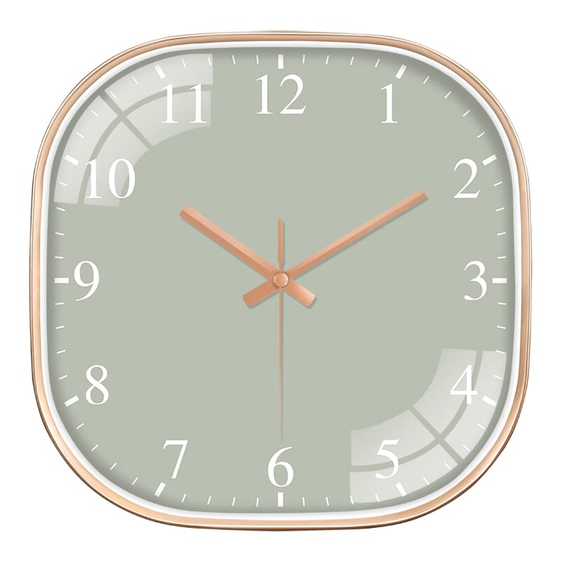 Dianna Sales Non-Ticking Silent Battery Operated Square Wall Clock Modern Simple Style Decor Clock for Home/Office/School/Kitchen/Bedroom/Living Room (Pastel Square) (B0B7DWYQ9F) Amazon Price History, Amazon Price Tracker