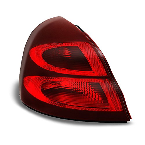 AKKON - For Pontiac Grand Prix Rear Red Clear Tail Light Tail Lamp Brake Lamp Driver Side Replacement