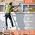 Telescoping Aluminum Ladder - Lightweight, 330lbs Capacity, Portable Folding Ladder with Non-Slip Feet, Multi-Purpose for Home, RV, Attic, Outdoor Activities