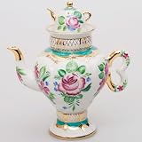 Imperial / Lomonosov Porcelain Brewing Teapot "Sunny Day"