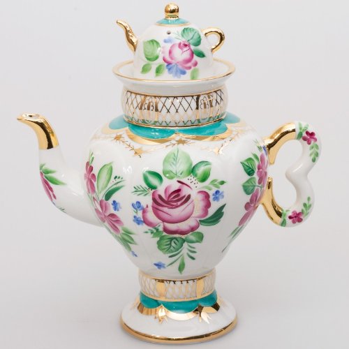 Imperial / Lomonosov Porcelain Brewing Teapot "Sunny Day" #TOP9