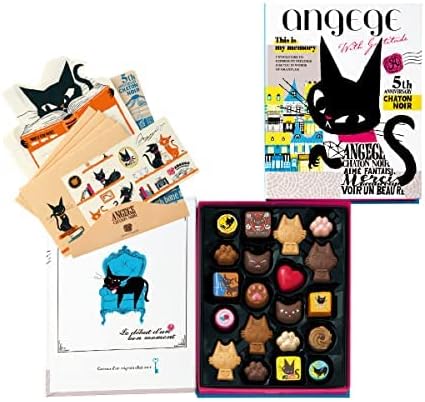 Amazon 猫チョコ バレンタイン チョコ 22 猫 限定 チョコレート ねこ ギフト プレゼント 義理チョコ 友チョコ バレンタインデー 詰め合わせ 面白い 面白 ネコ好き 女性 男性 上司 部下 友たち 友人 アンジュジュ ゴンチャロフ ラッピング メッセージカード のし 熨斗