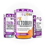 Keto Starter Kit, 7 Day System, Get Into Ketosis and Start Burning Fat in 3 Days, Strips, BHB, Everything You Need to Lose Weight (Orange Dreamsicle)