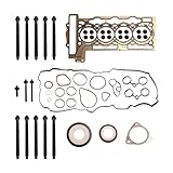 Shtuomoland MLS Engine Head Gasket Set with Bolts Fit for Mini Cooper R56 Hatchback 2007-2008 for Mini Cooper R55 R56 2009-2012, for 1.6L L4 DOHC Turbo N14B16C N14B16A Replace 9815416 ES72451