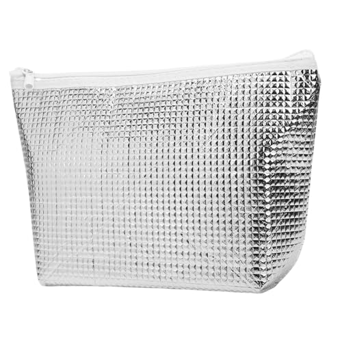 Ycauty 5 sztuk izolowanych worków do przechowywania żywności z folii aluminiowej, wodoodporne, wielokrotnego użytku, przenośne worki termoizolacyjne do grillowania, pikniku