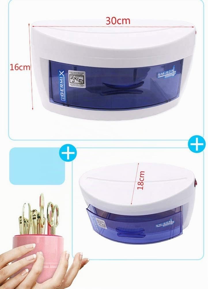 Sterilizzatore UV, Macchina per la Pulizia degli Attrezzi per Manicure Cassetto Portatile Bellezza Salone Terme Tatuaggio Attrezzatura per Capelli Certificazione CE