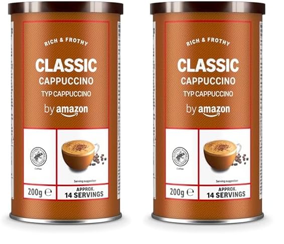 by Amazon Capuchino clásico 200 g (Paquete de 2)