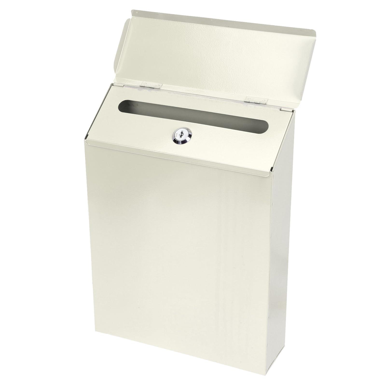 Boîte aux lettres murale en fer beige étanche de style européen