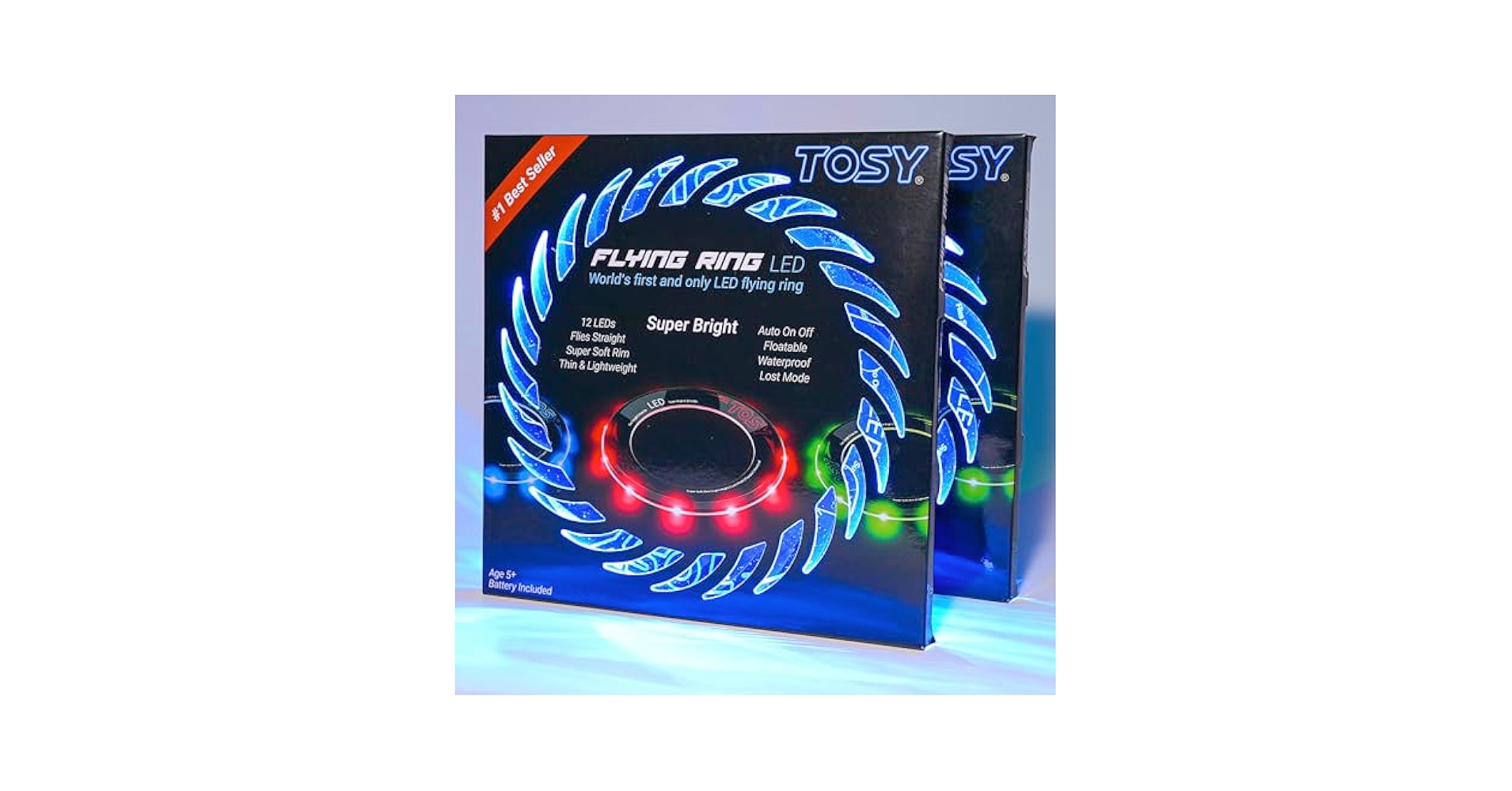 Amazon.com : TOSY Flying Ring - 12 LEDs, Super Bright, Lost