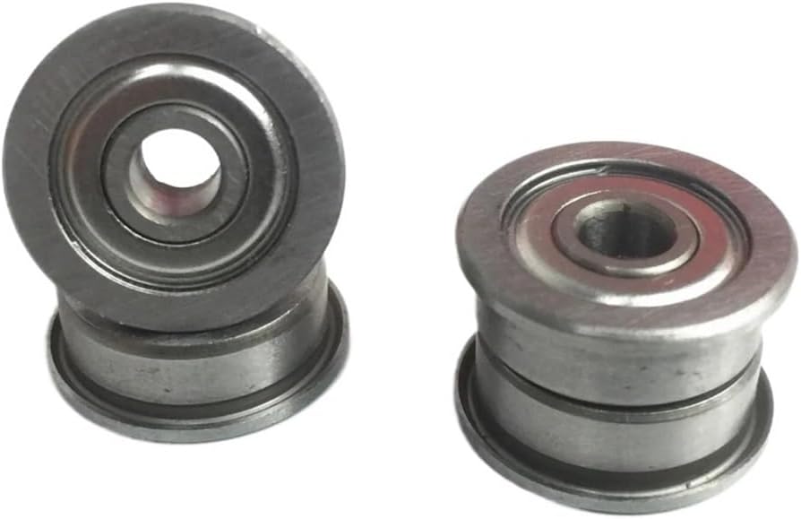 10 pieces MF62ZZ flange bearings 2x6x2.5 mm ABEC-1 miniature flange MF62 Z ZZ ball bearings