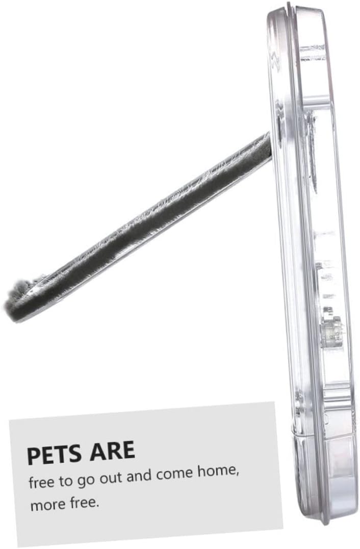 Round Plastic Pet Door Controllable Cat Hole Dog Door Gate Locking Pet Supplies