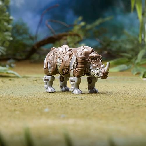 Transformers: Rise of The Beasts Movie, Beast Alliance, Beast Battle Masters Figurine d'action Rhinox - Dès 6 Ans, 7,5 cm