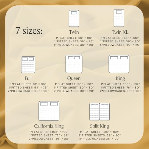 Image of LuxClub 4 PC Queen Sheet Set, Breathable Luxury Bed Sheets, Deep Pockets 18 inch Wrinkle Free Cooling Sheets Machine Washable Hotel Bedding Silky Soft - Medallion Gold Queen