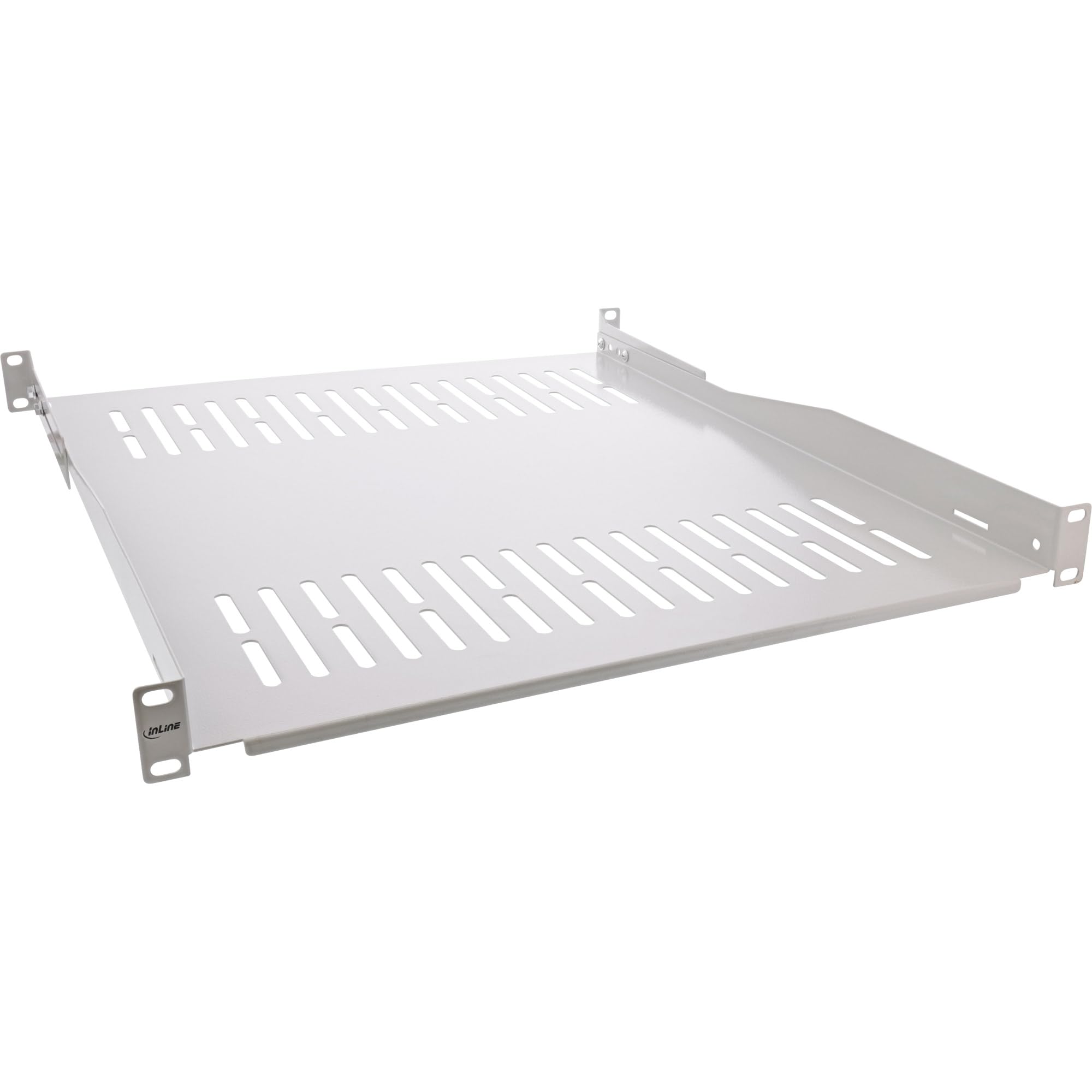 InLine 19 Inch Shelf, 550 mm, 50 kg, 1U, RAL 7035 Grey, 19114H
