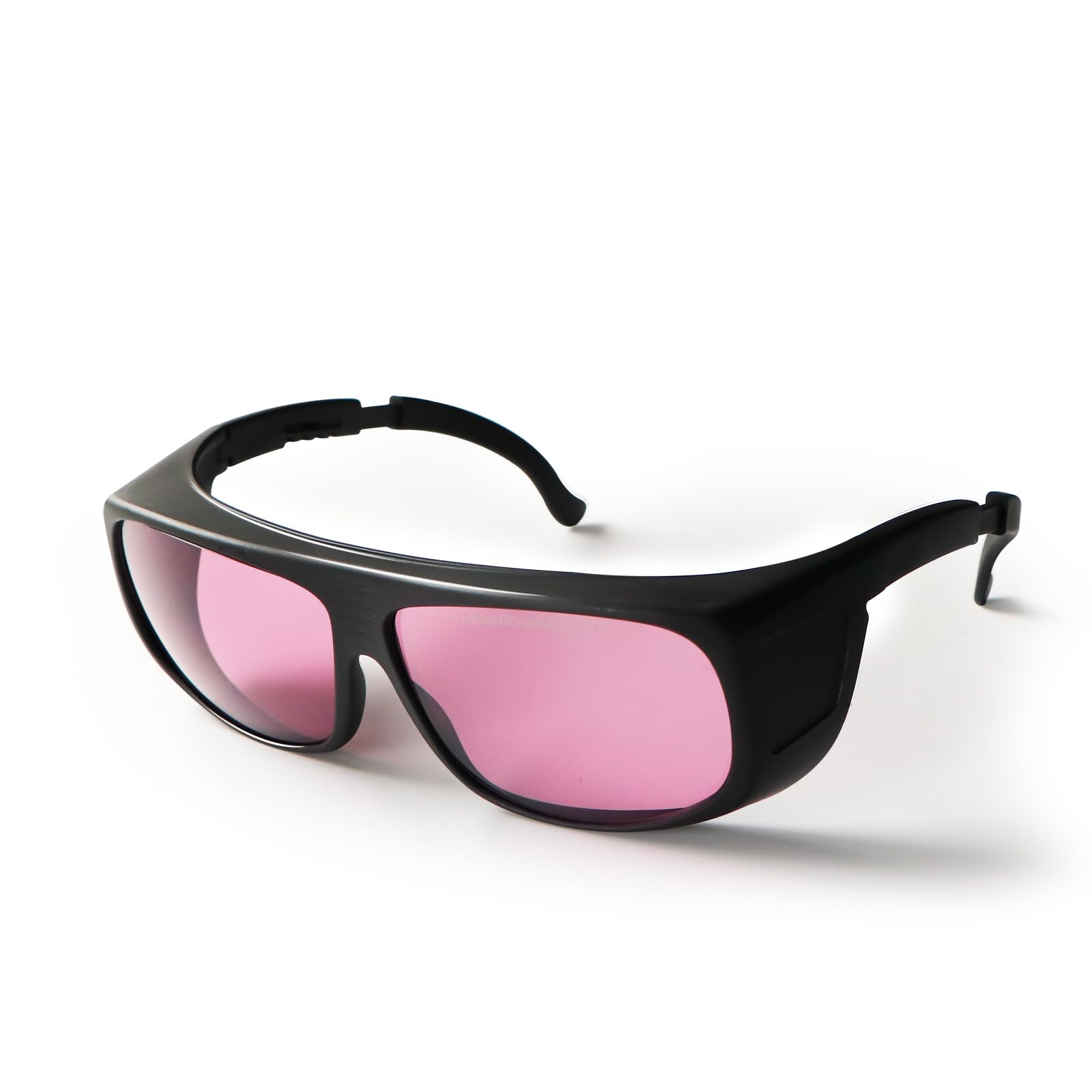 Gafas de Seguridad para Láser OD4+ 190-380nm & 750-860nm, 808nm, 830 nm, Gafas Láser de Luz Infrarroja Cercana y UV protección para Los Ojos con Estuche.