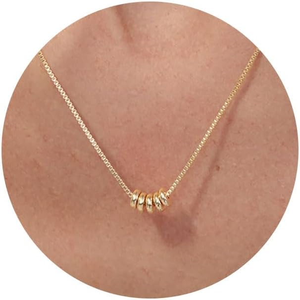 VRIUA Gold Necklace for Women - 14K Gold Plated Dainty Italian Horn Star of David Butterfly Bow Sun Lotus Volleyball Baseball Cowboy Boots Necklace Jewelry Everyday for Women