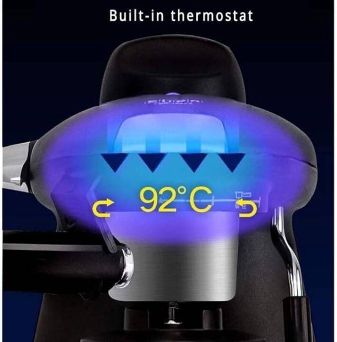 Cafetera Semi Automática para Espresso con Espumador de Leche miniatura 8