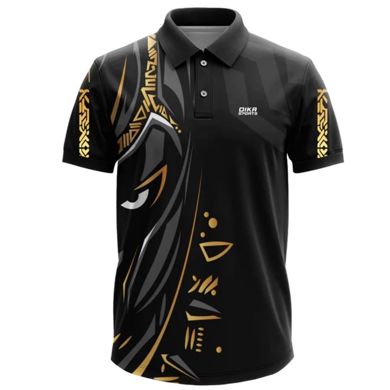 Dika Sports Cricket Jersey Gold - Image 2