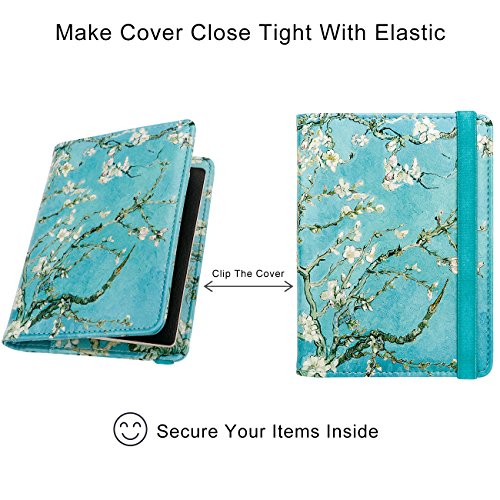 Image of WALNEW Passport Holder for Travel, RFID Passport Cover Wallet for Women Men, PU Leather Passport Book Card Holder Case with Pen, Travelling Essentials for Flying