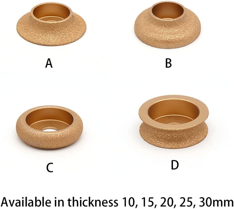 Buy 1pcs Brazing Diamond Angle Grinder Stone Grinding Wheel Semicircular Straight Edge Round